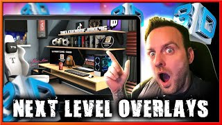 3D SPEED ART - Making Twitch overlays of the future!