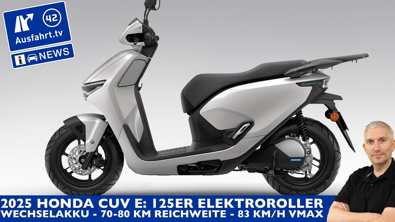 2025 Honda CUV e: 125er Elektroroller mit zwei Wechselakkus | B196