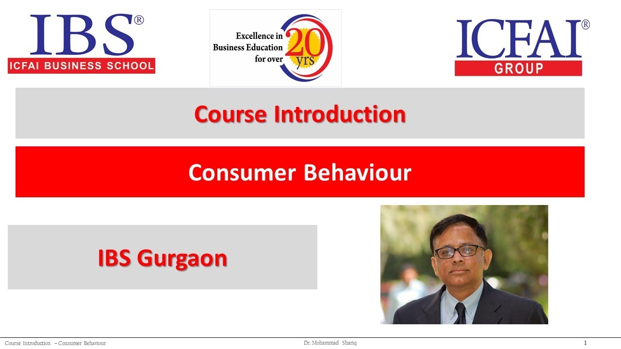 Consumer Behaviour Course Introduction - YouTube