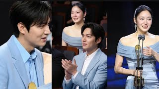 NO ONE NOTICED THIS! Kim Go Eun's Emotional Best Actress Moment (SUPPORTIVE LEEMINHO)