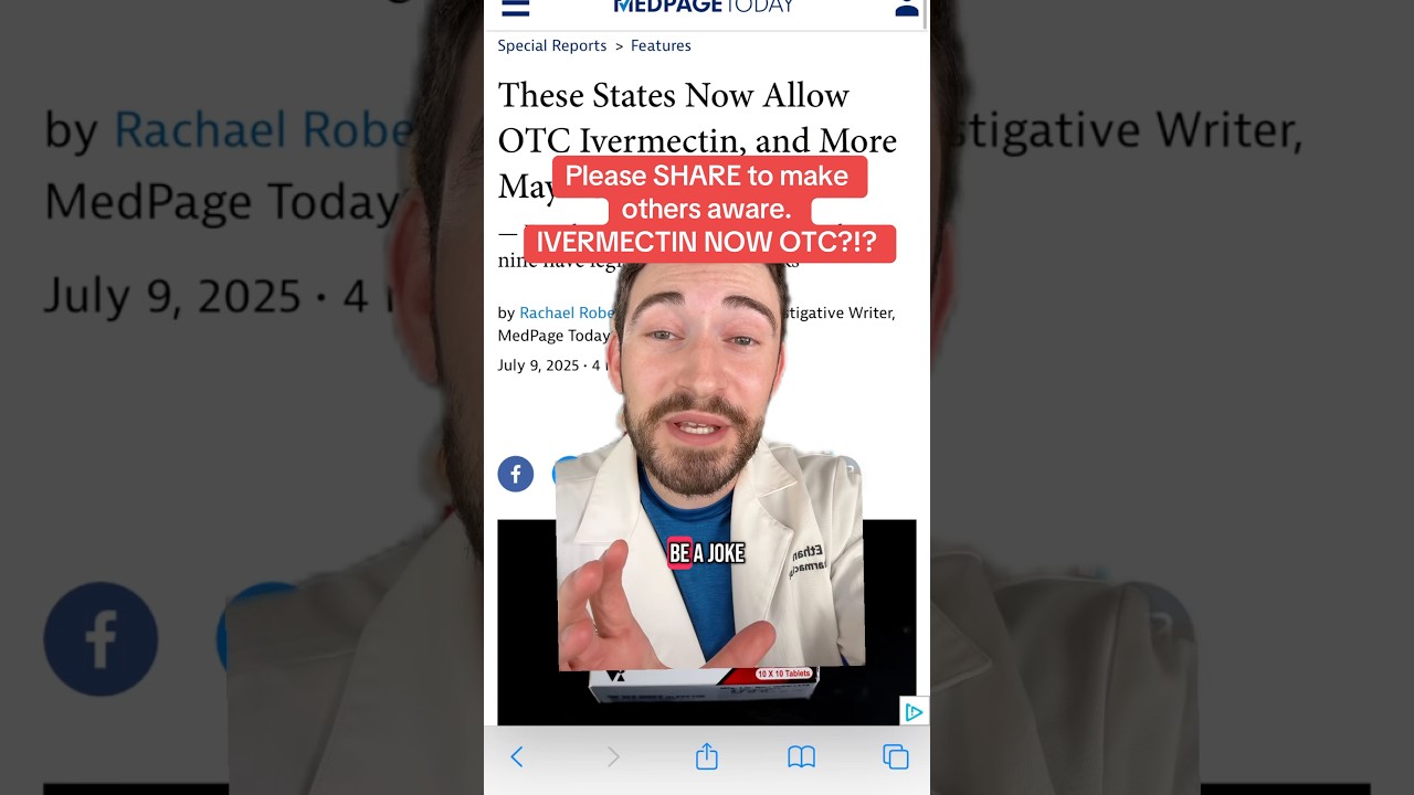 Ivermectin is OTC in 4 states… and people are still misusing it 😳💊 #ivermectin #pharmacist
