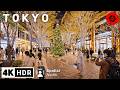 Christmas in Downtown Tokyo 2023 // 4K HDR Spatial Audio