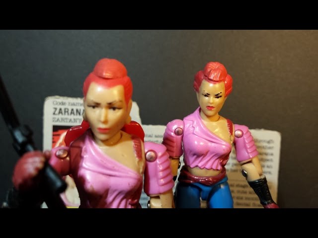 HCC788 - 1986 Zartan's sister ZARANA - vintage G. I. Joe toy
