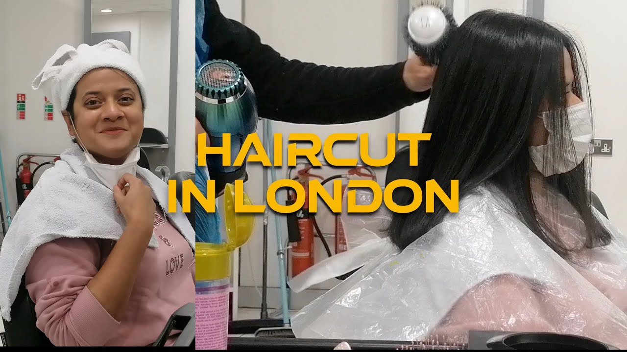 Getting Haircut in London 💇🏻‍♀️💇🏻‍♀️💇🏻‍♀️ YouTube