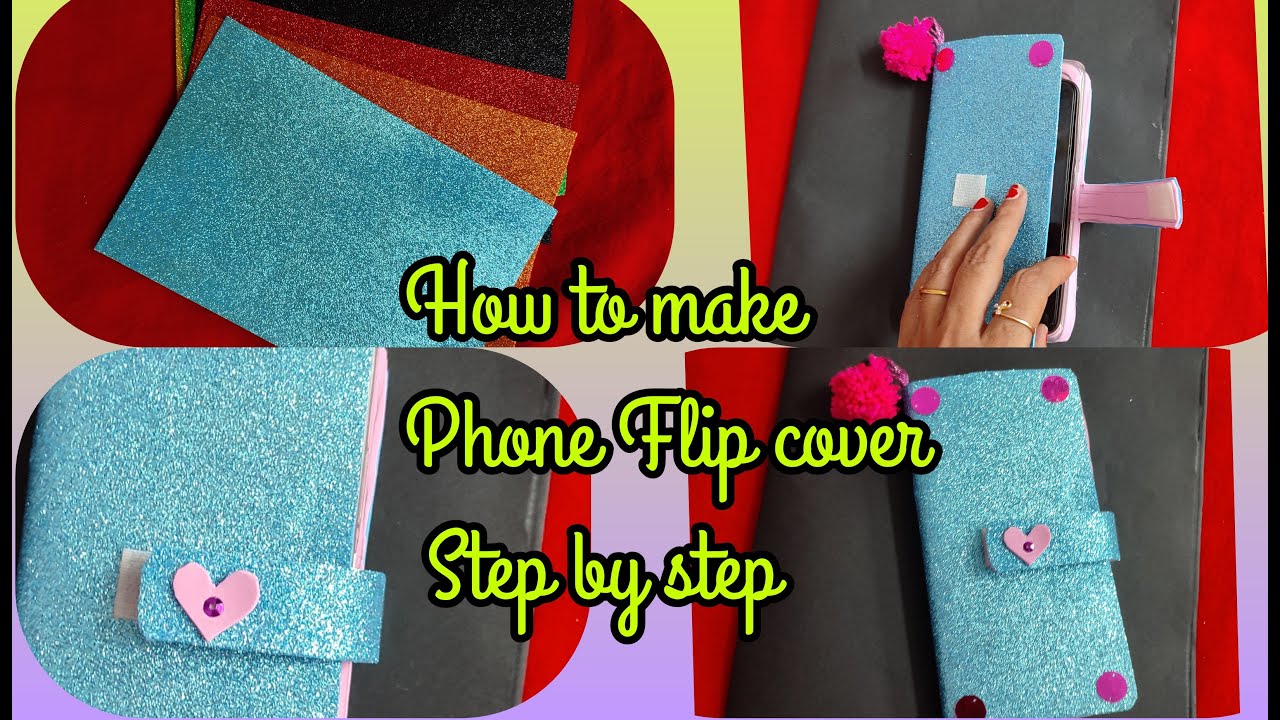 Easy Phone flip cover only glitter sheet is enough phoneflipcover