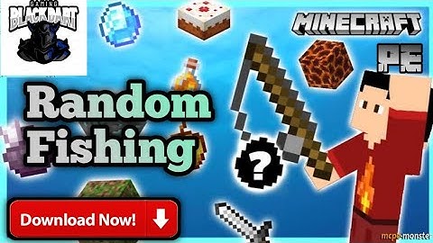 How to Download Random Fishing Mod In Minecraft PE || By Blackdart Gaming || Random Fishing Mod Mcpe