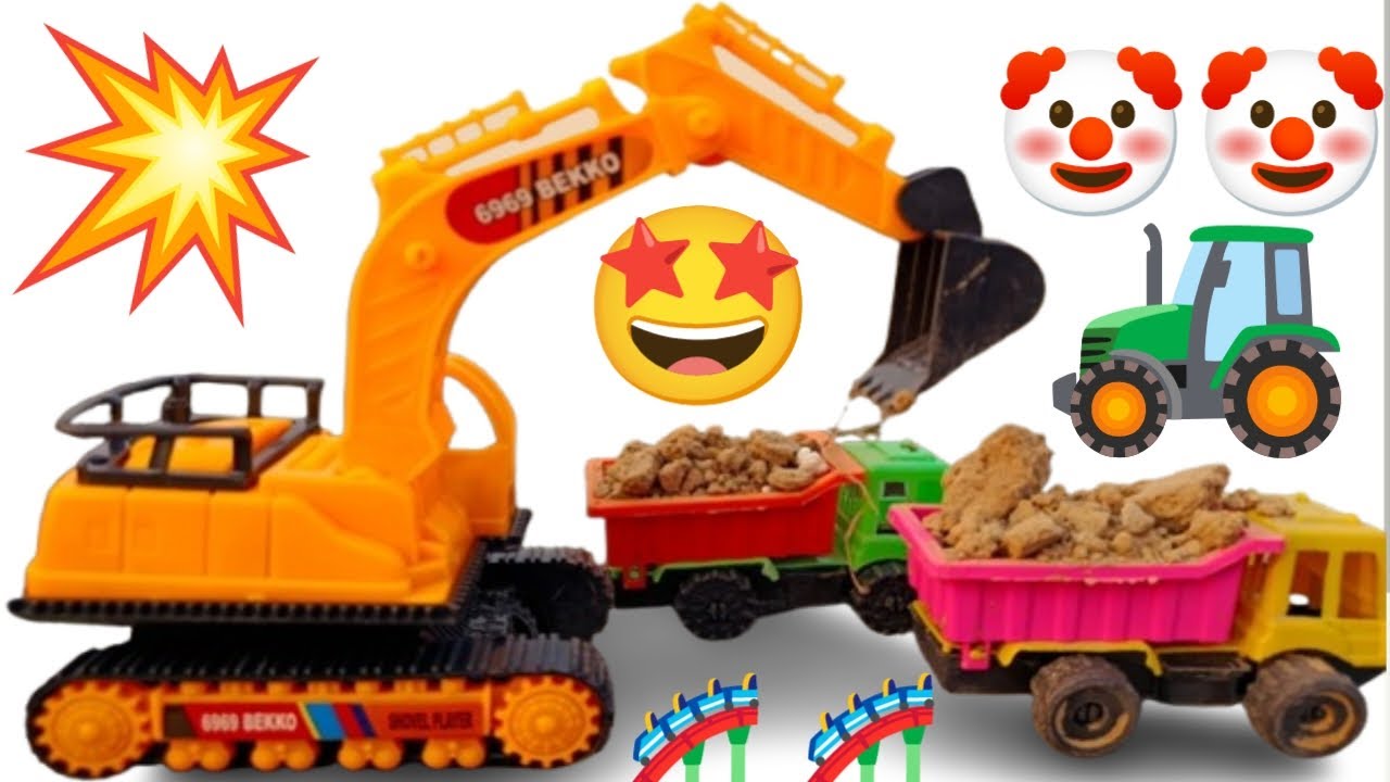 RC Excavator Unboxing & Testing 🚜 Heavy Duty Construction Toys for Kids