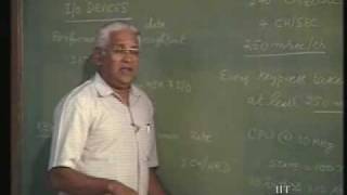 Lecture 29 - I/O devices