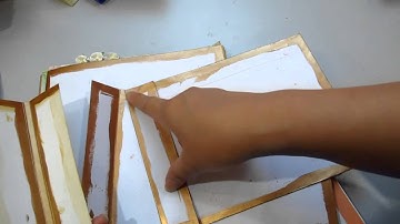 Le Romantique Tutorial Series - 3: How i bind my Mini Album, Envelopes Assembly