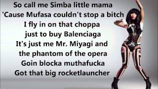 Massive attack - Nicki Minaj ft. Sean Garrett. Lyrics HD chords