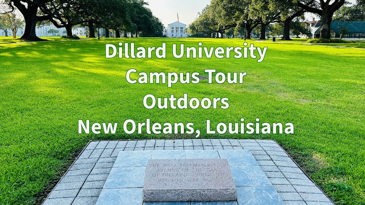 Dillard University, HBCU, New Orleans, Louisiana, Outdoor Campus