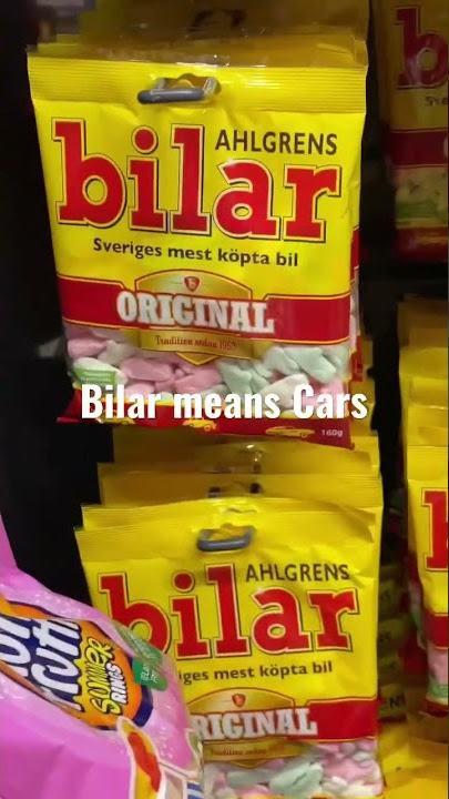🇸🇪 Bilar, the BEST candy in Sweden  #shorts