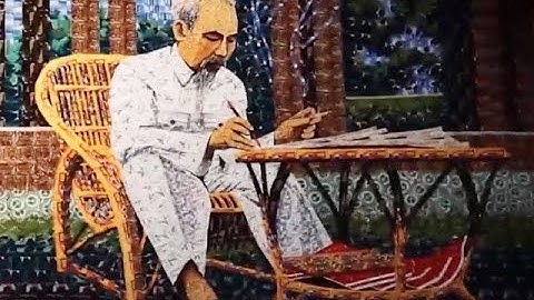 Sáng tác tranh Bác Hồ từ tem thư | VTV24