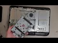 Teardown of a HP Omni 120 All-In-One PC series 120-1034 with 20" Screen