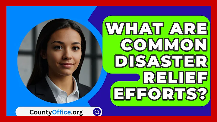 What Are Common Disaster Relief Efforts? - CountyOffice.org