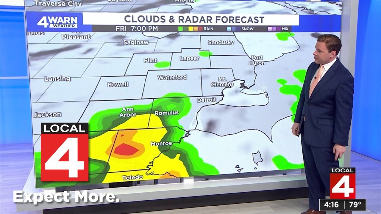 Metro Detroit weather forecast May 1, 2024 -- 4 p.m. Update - YouTube