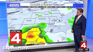 Metro Detroit weather forecast May 1, 2024   4 p.m. Update