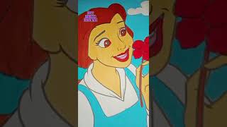 Coloring Princess Belle (Beauty and the Beast) with @ArtMagicPalette07