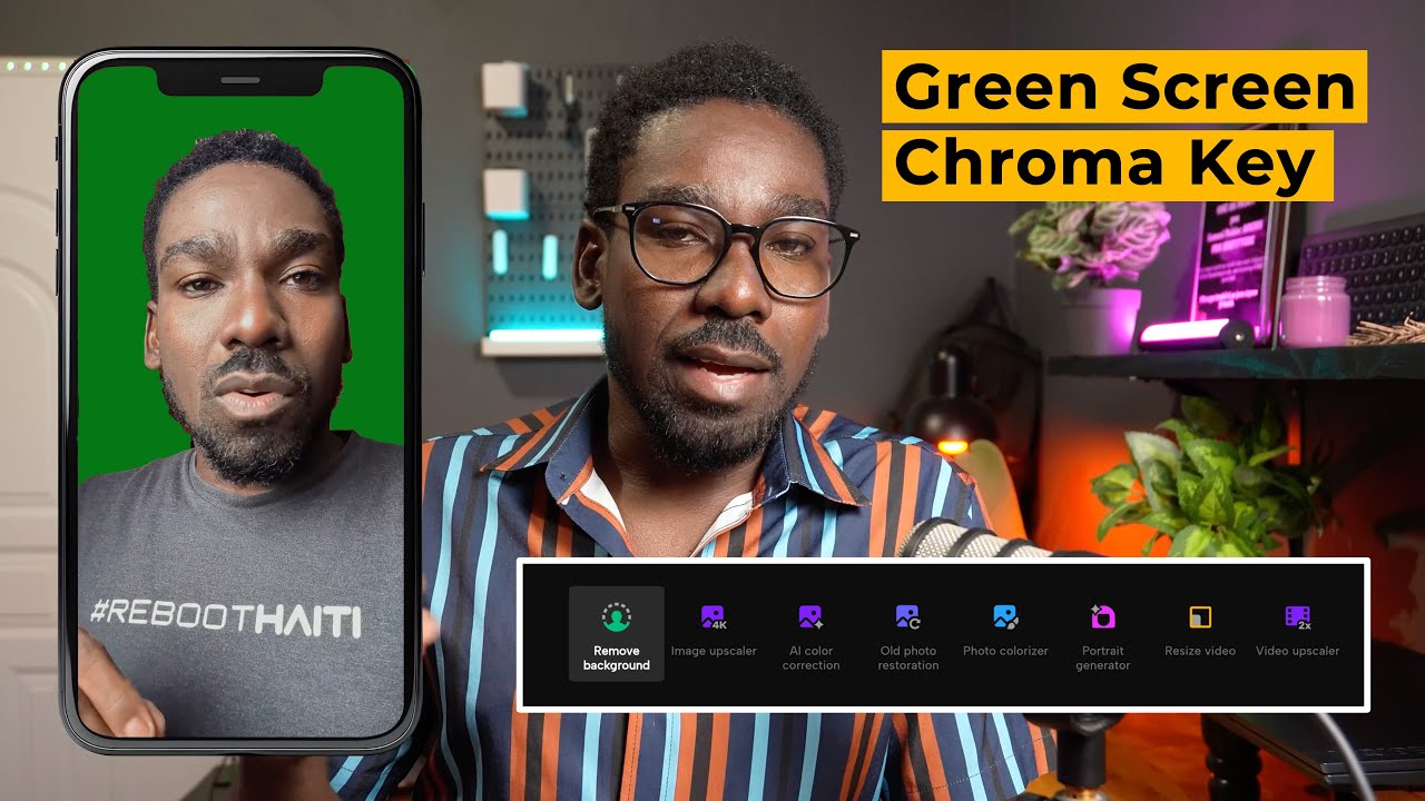 Kòman pou retire aryè plan yon videyo epi mete sa w vle sou Capcut ?