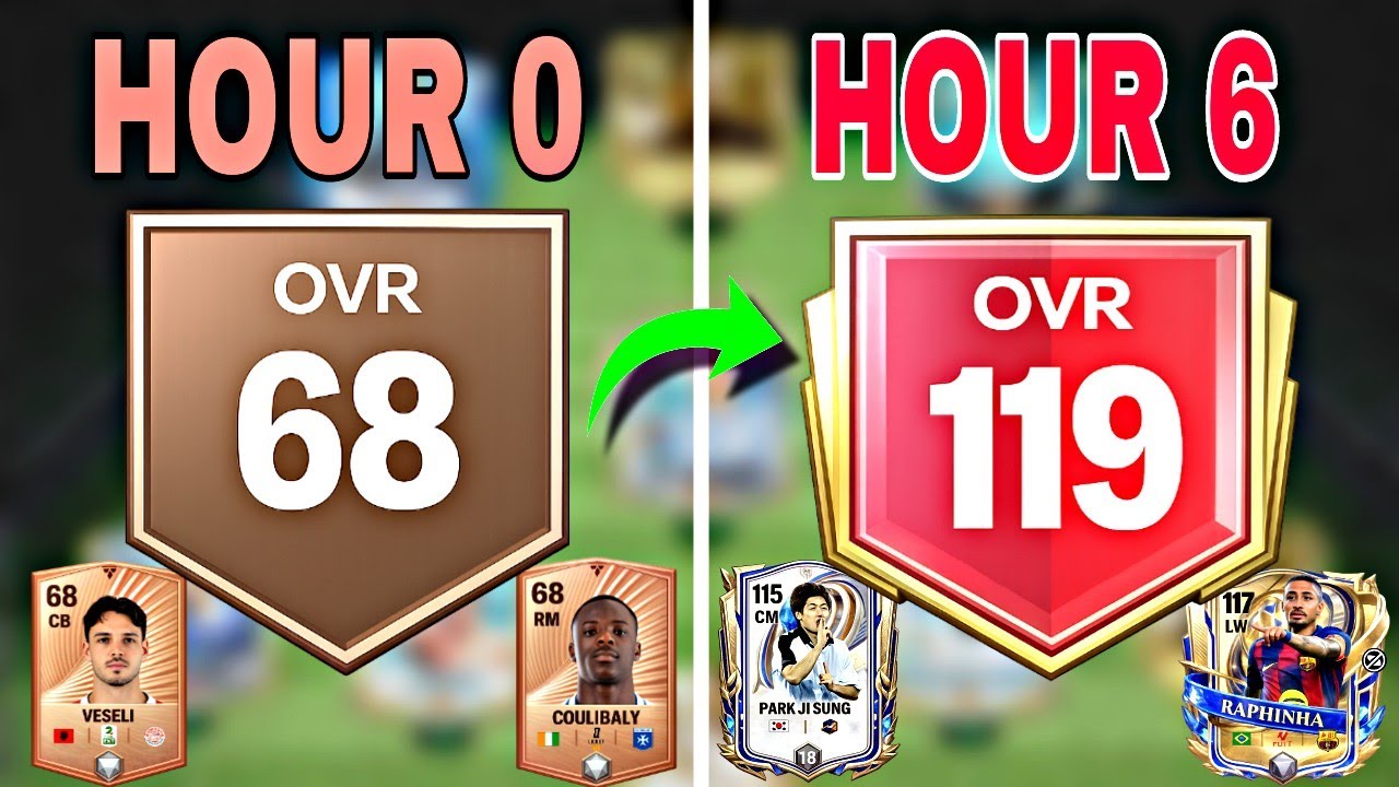 Can I Reach 119 OVR in 6 hours On 0$ Spend....