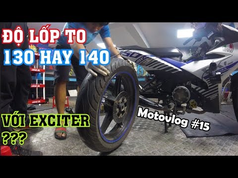 Video EXCITER 150 nên độ lốp 130 hay 140? Những lưu ý khi... - youtube