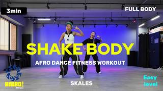 AFRO DANCE FITNESS WORKOUT| Fun Tik Tok dance Trend | Shake Body - Skales | HAIBO! Fitness
