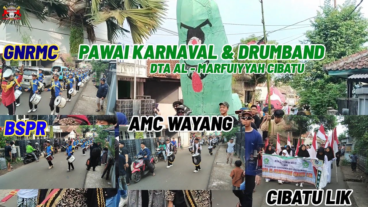 MERIAH... PAWAI KARNAVAL & DRUMBAND | DTA Al-MARFUIYYAH CIBATU LIK
