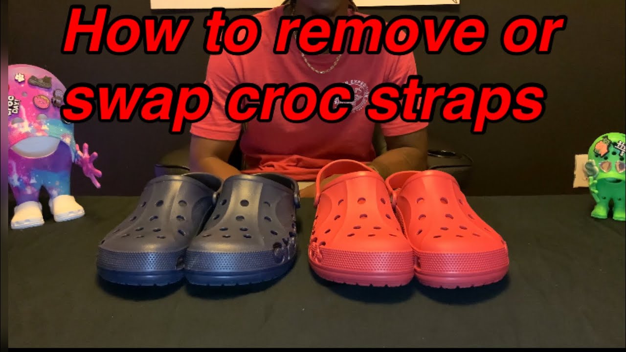 How to remove or switch out croc straps 