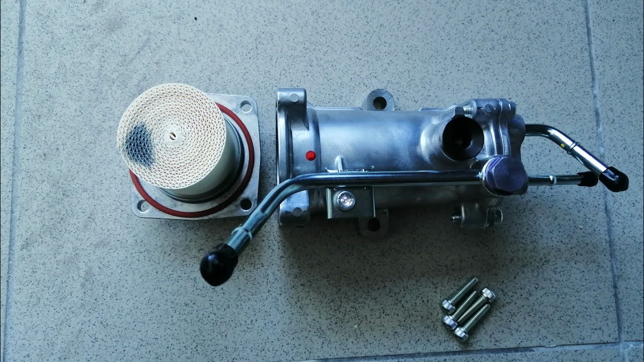 فلتر الوقود الثنائي لسيارة تويوتا Fuel filter for Toyota Hilux dizel YouTube