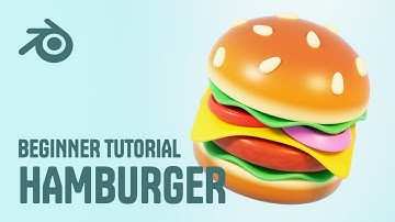 Create a Tasty Hamburger - Blender 3D Tutorial