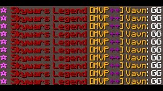 Reaching Hypixel Skywars Duels Legend | Hypixel Duels