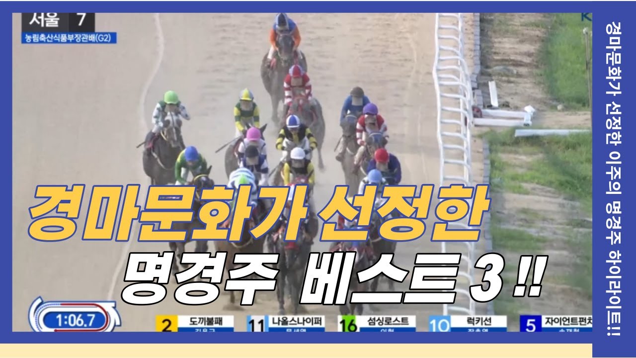 장마도 막을 수 없는 쾌속질주! 7월4주차 명경기 베스트!