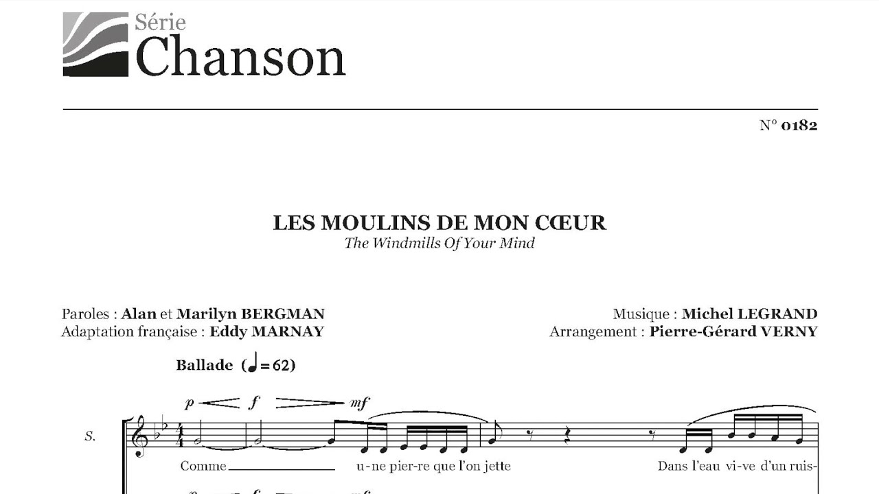 Les moulins de mon cœur - YouTube