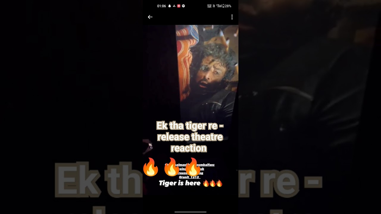 ek tha tiger re-release theatre reaction🔥 