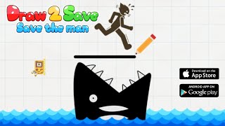Game mobile mới nhất 2022 " Draw Two Save: Save The Man " Trò chơi trí tuệ giải đố bằng hình vẽ screenshot 2