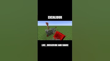 EXCALIBUR BUILD IN MINECRAFT #shorts #minecraft #minecraftshorts