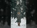 Tiger Wearing Suit And Coat On Snow