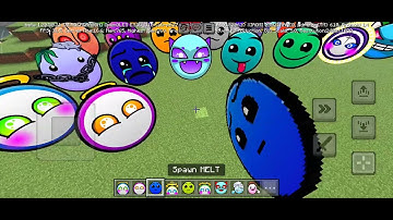 ALL Custom Lobotomy Dash Nexbots I Geometric Dash Difficulty face in Minecraft PE bedrock | 1.21+