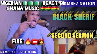 Black Sherif - Second Sermon (Official Video) Nigerian React!!!