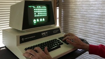 Commodore PET Space Invaders