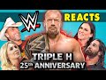 WWE Superstars React to Triple H (25th Anniversary)