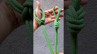 Bowline On A Bight/ Double Figure 8 Loop Knot. #Knots #Shorts