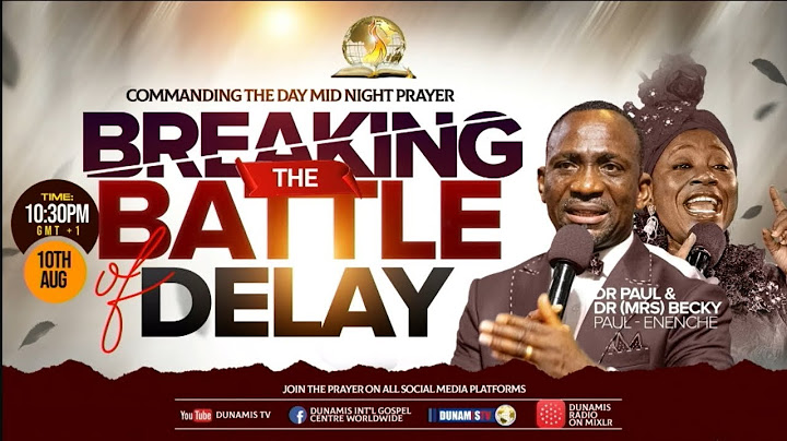 BREAKING THE BATTLE OF DELAY PROPHETIC PRAYERS AND DECLARATION AT COMMANDING THE DAY ON 10-08-2024