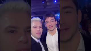 Charles Leclerc take part in Sanremo Italy 2023 #shorts