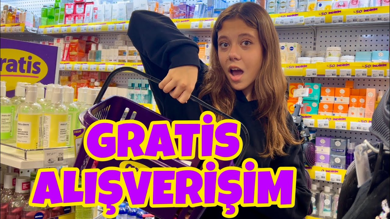 GRATİS ALIŞVERİŞİM . Dev Alışveriş Vlog. Tuana Zeybek
