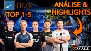 TOP #5 - #1 HLTV 2019! ANÁLISE & HIGHLIGHTS dos 5 MELHORES players do MUNDO!