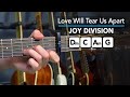 Learn 'Love Will Tear Us Apart' Guitar with 4 Easy Chords 🎸
