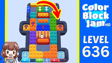 Color Block Jam Level 636 Solution Walkthrough