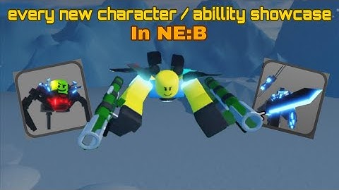 New characters and abillityes showcase In NE:B - Noob Experiment Battlefront Roblox