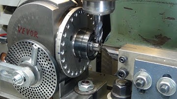 Milling a Square on a MT Shank #1016  tubalcain morse taper drill dividing head